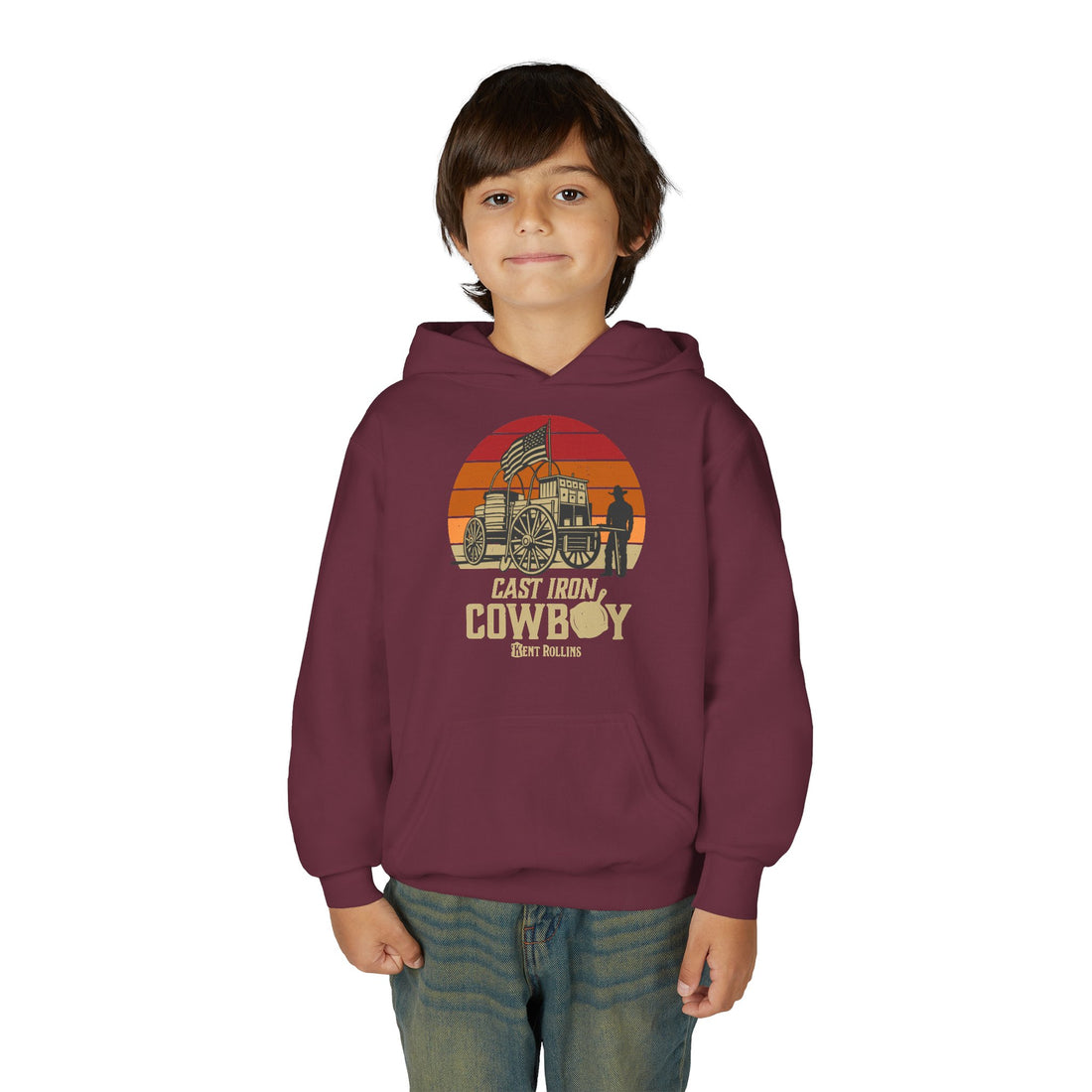Cast Iron Cowboy Kids Hoodie
