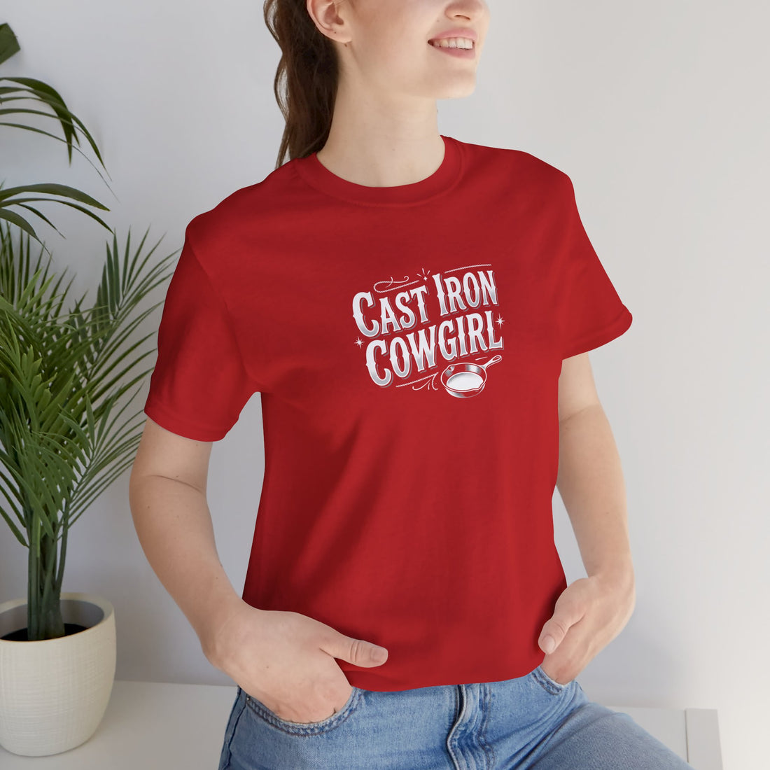 Cast Iron Cowgirl T-Shirt — Adult Unisex Classic Fit