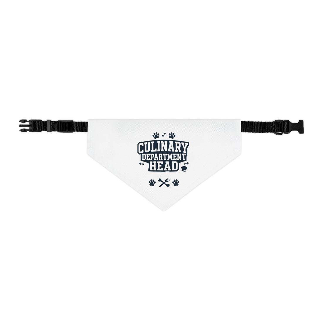 Culinary Department Head Pet Bandana Collar