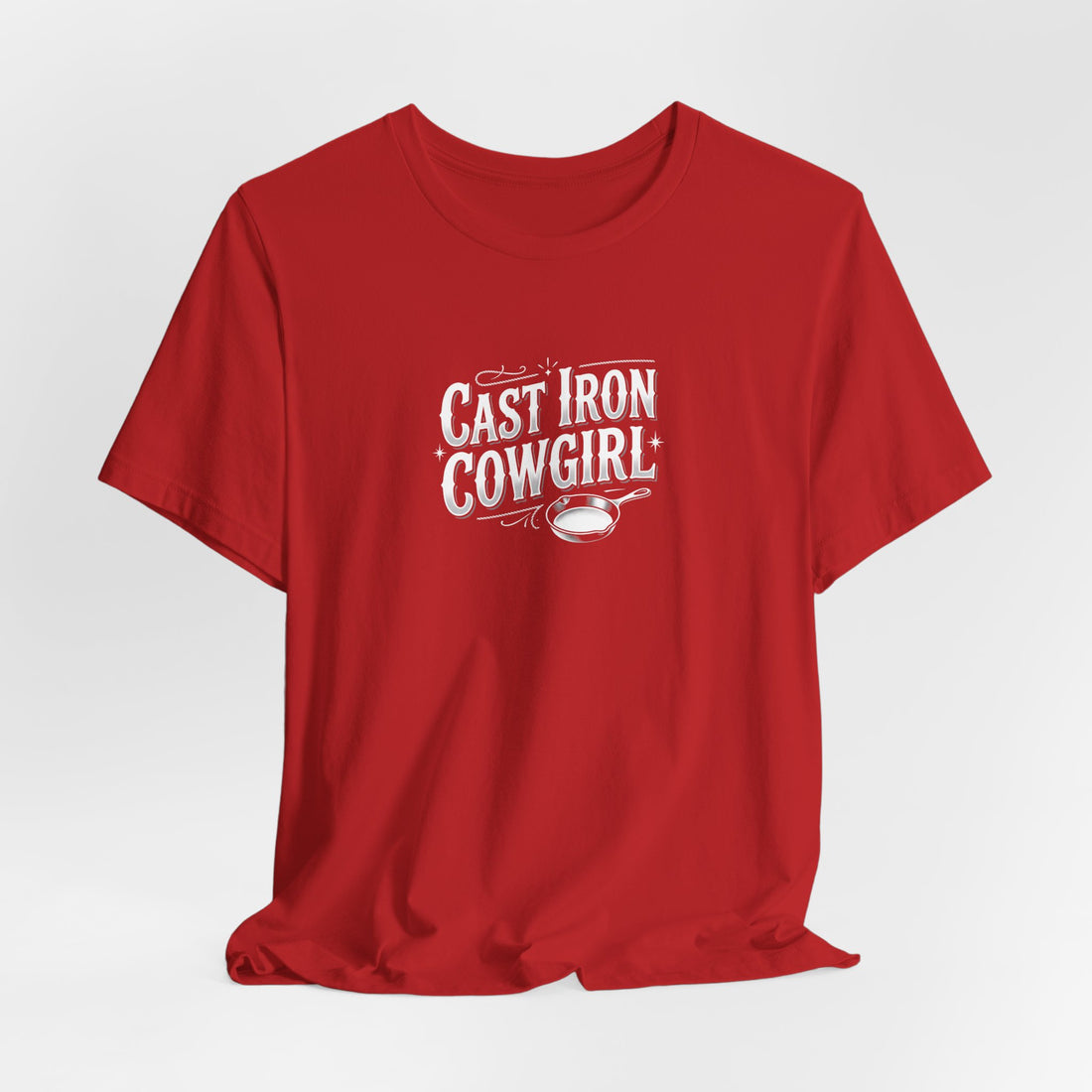 Cast Iron Cowgirl T-Shirt — Adult Unisex Classic Fit