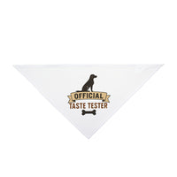 Official Taste Tester Dog Bandana