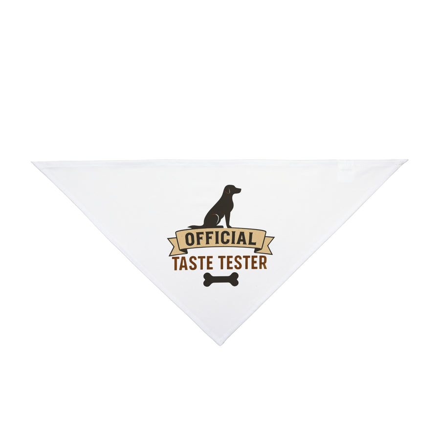Official Taste Tester Dog Bandana