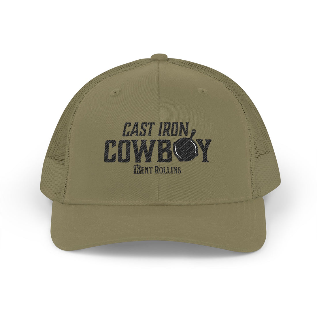 Cast Iron Cowboy Embroidered Trucker Cap