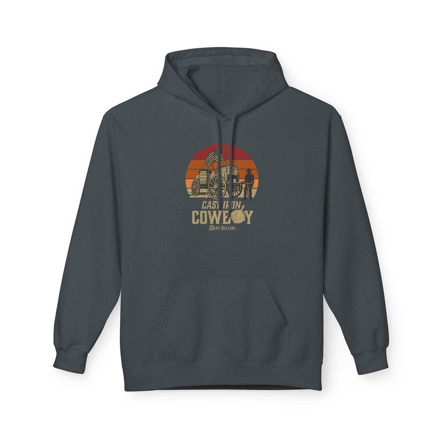 Cast Iron Cowboy - Kent Rollins' Adult Unisex Hoodie w/Front Pockets