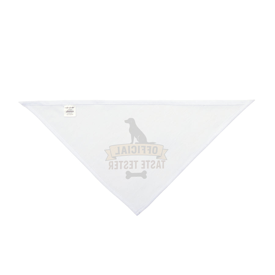 Official Taste Tester Dog Bandana
