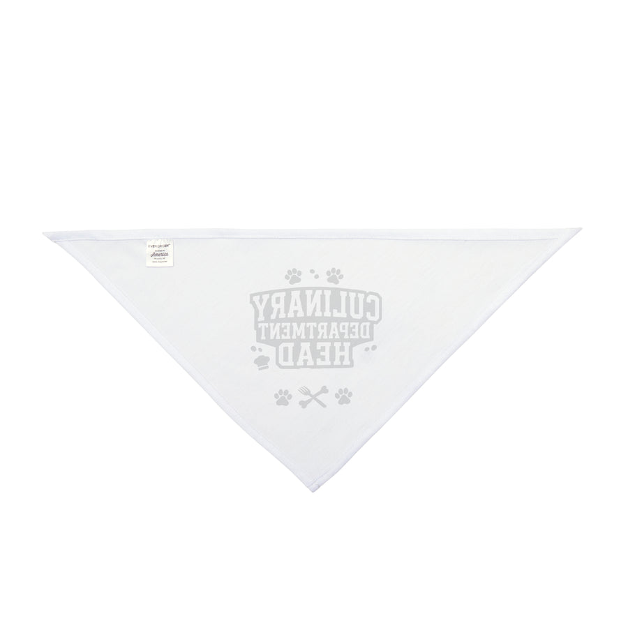 Culinary Department Head Pet Bandana