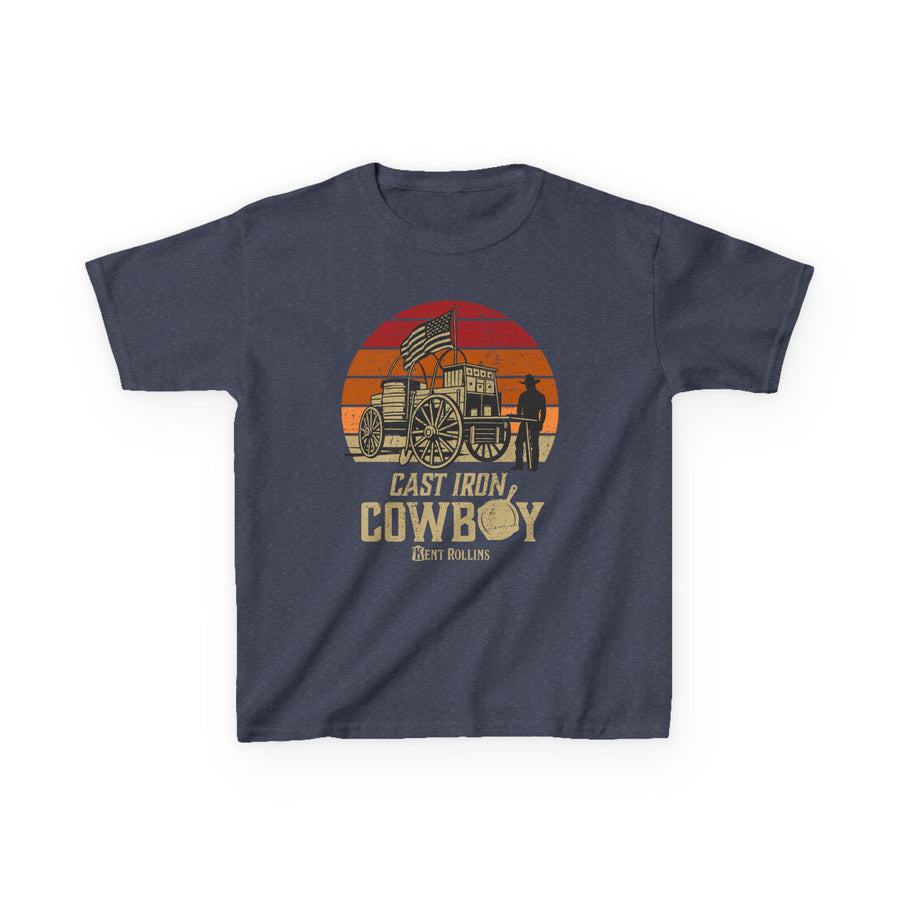 Cast Iron Cowboy Kids Heavy Cotton Tee