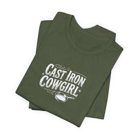 Cast Iron Cowgirl T-Shirt — Adult Unisex Classic Fit