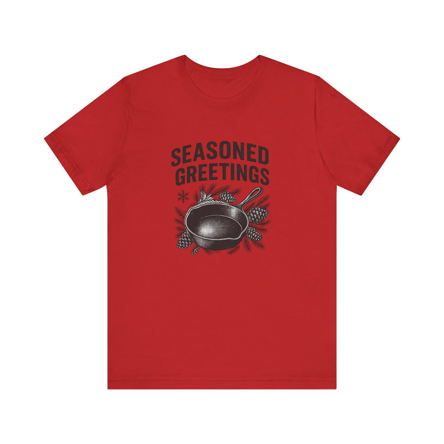Seasoned Greetings Holiday T-Shirt for Adults