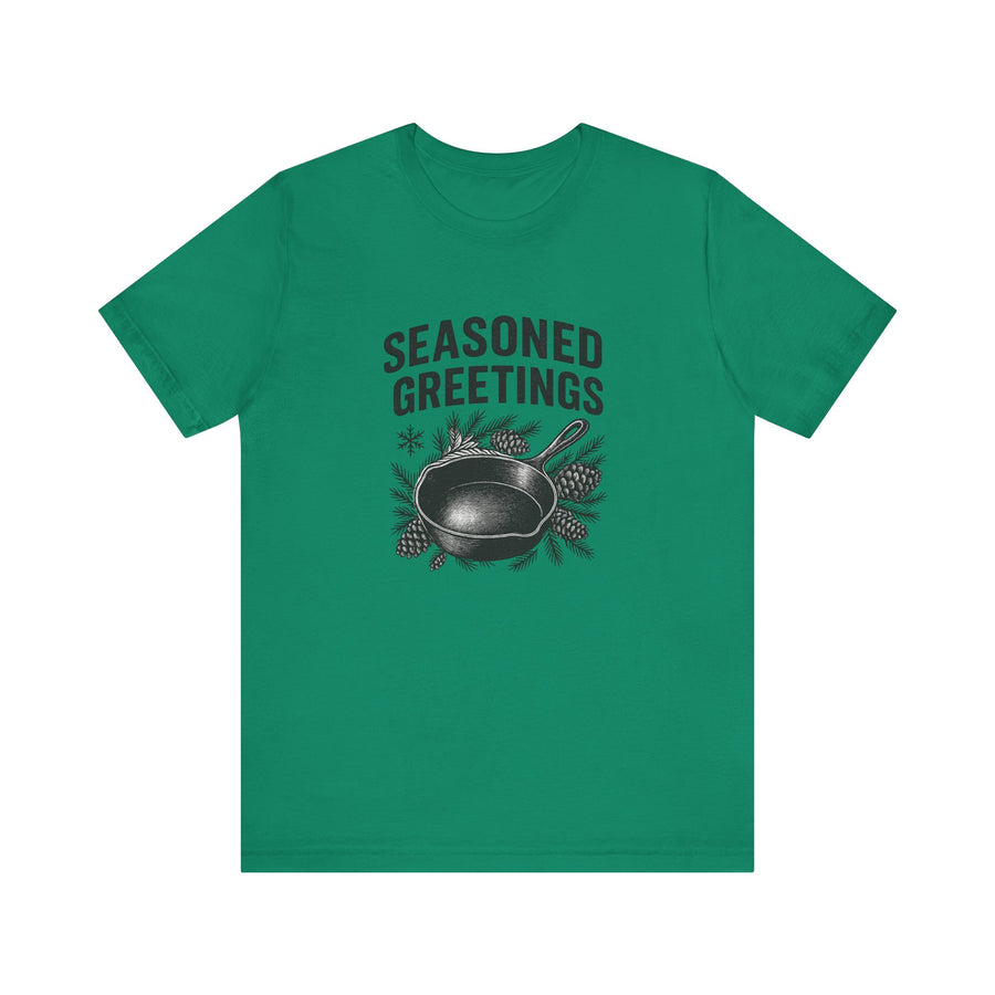 Seasoned Greetings Holiday T-Shirt for Adults