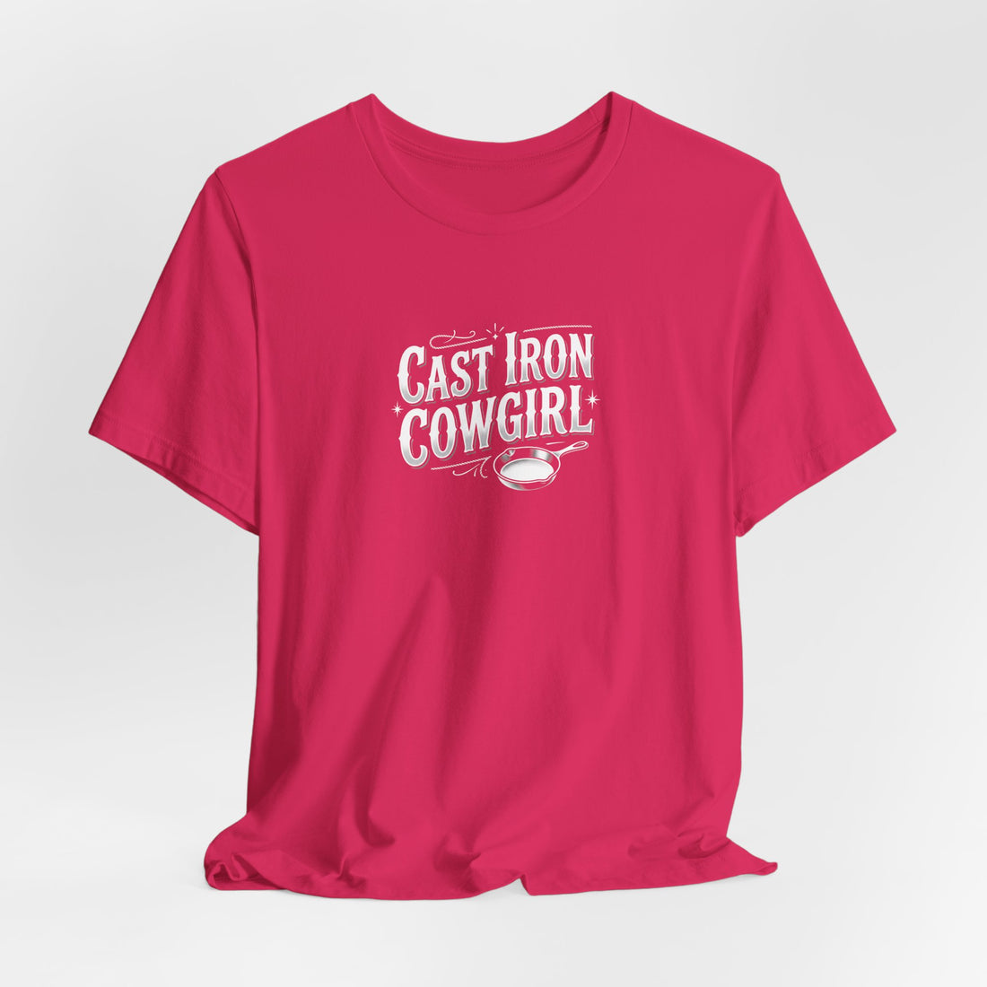 Cast Iron Cowgirl T-Shirt — Adult Unisex Classic Fit
