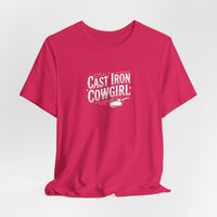 Cast Iron Cowgirl T-Shirt — Adult Unisex Classic Fit