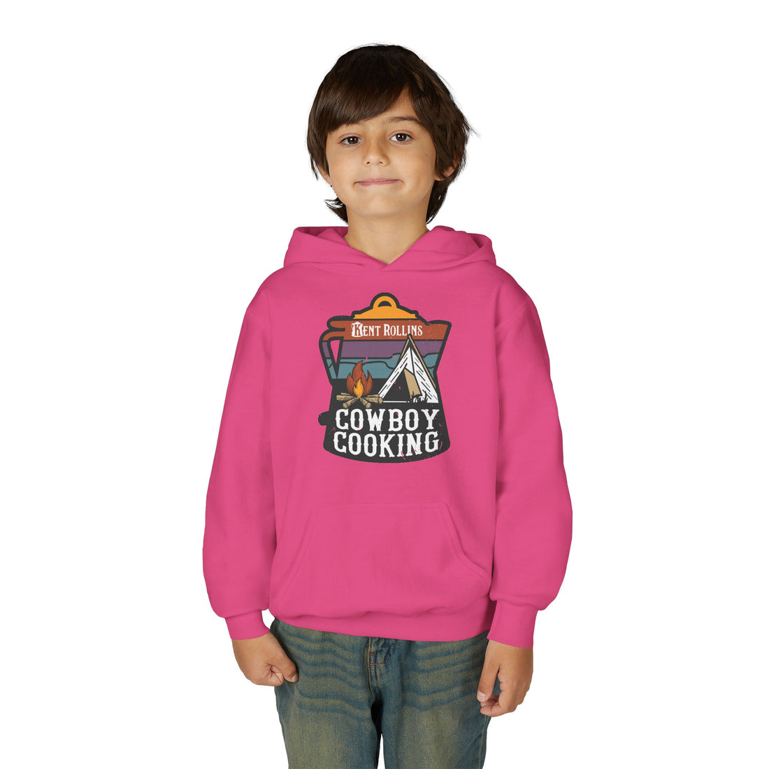 Youth Cowboy Cooking Hooded Sweatshirt