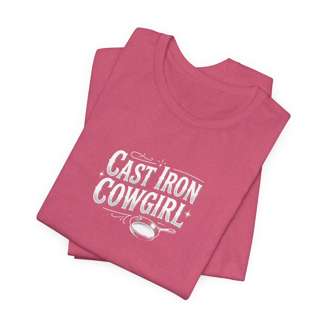 Cast Iron Cowgirl T-Shirt — Adult Unisex Classic Fit