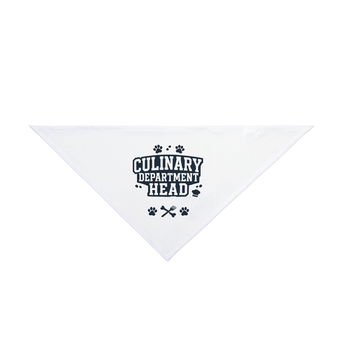 Culinary Department Head Pet Bandana