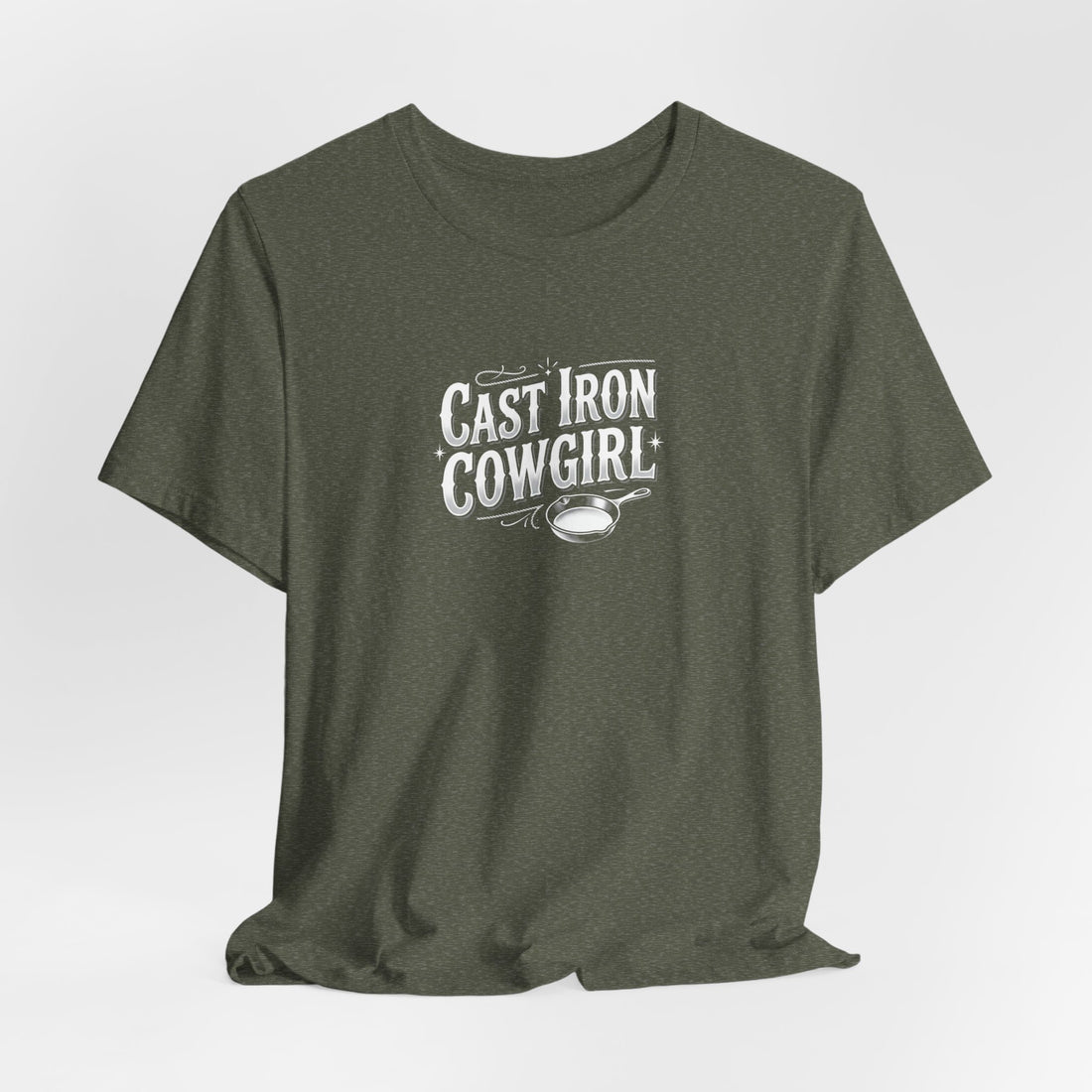 Cast Iron Cowgirl T-Shirt — Adult Unisex Classic Fit