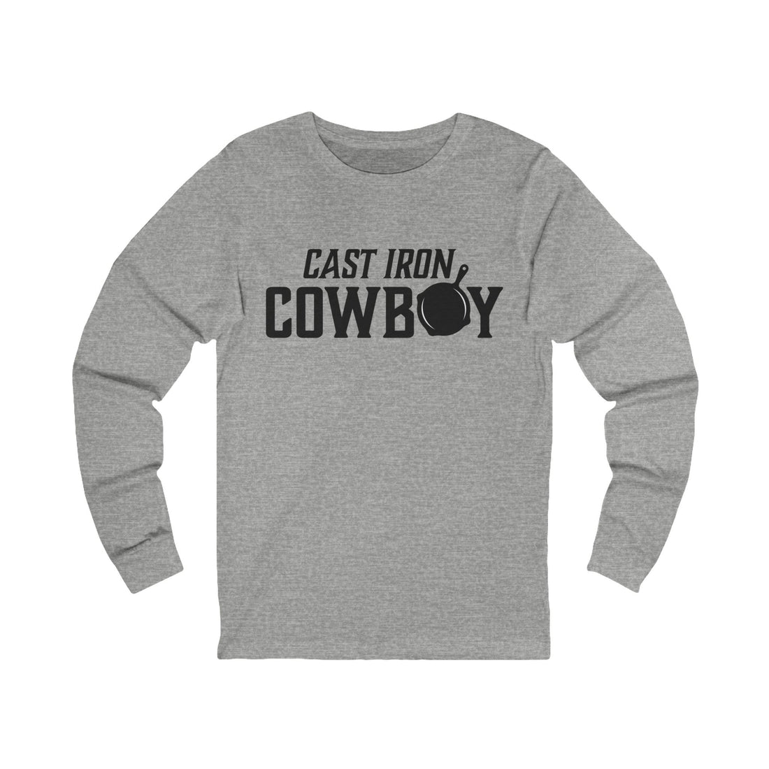Cast Iron Cowboy Logo Long Sleeved Tee