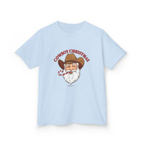 Cowboy Christmas' Santa - Youth Tee; Kids Sizes