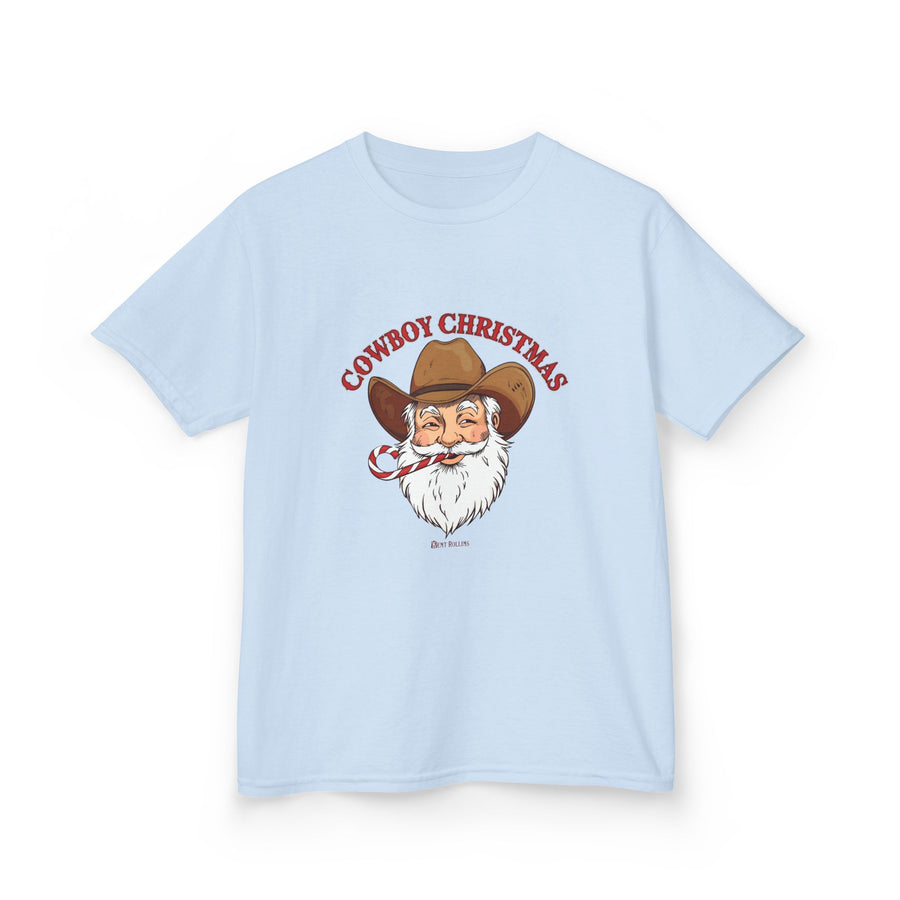 Cowboy Christmas' Santa - Youth Tee; Kids Sizes