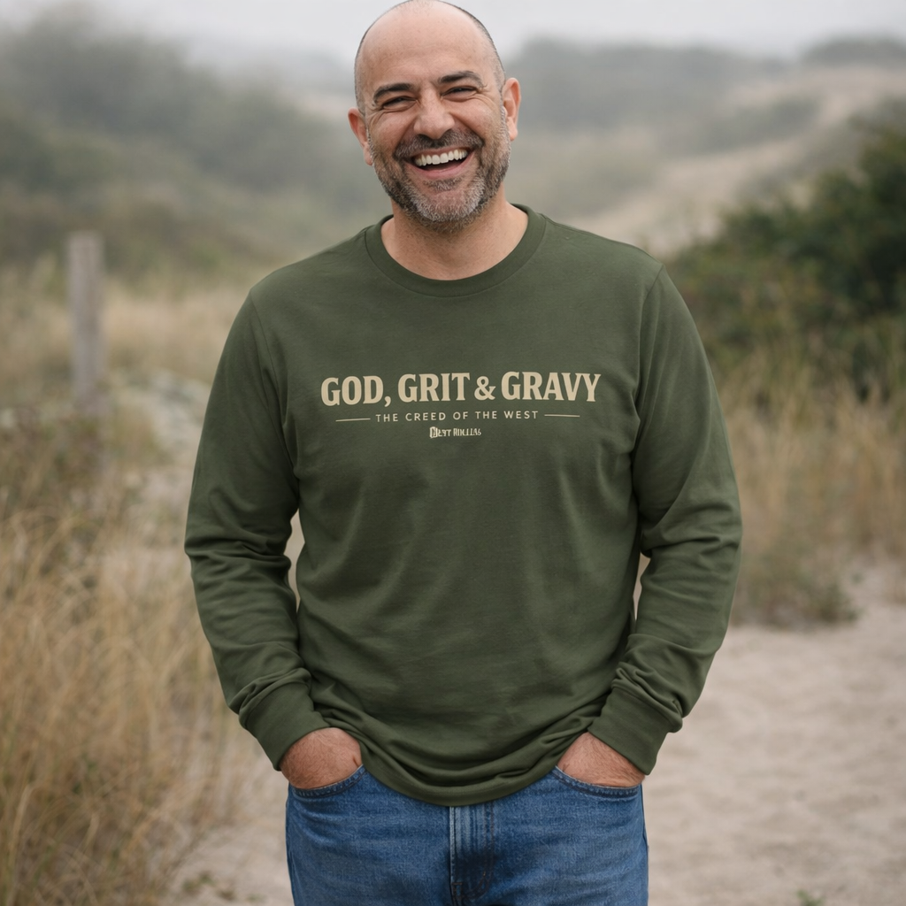 God, Grit & Gravy Long Sleeve Tee