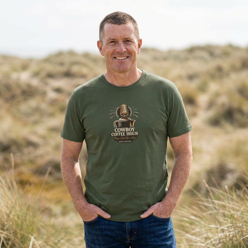 Cowboy Coffee Hour: The Podcast Adult Tee