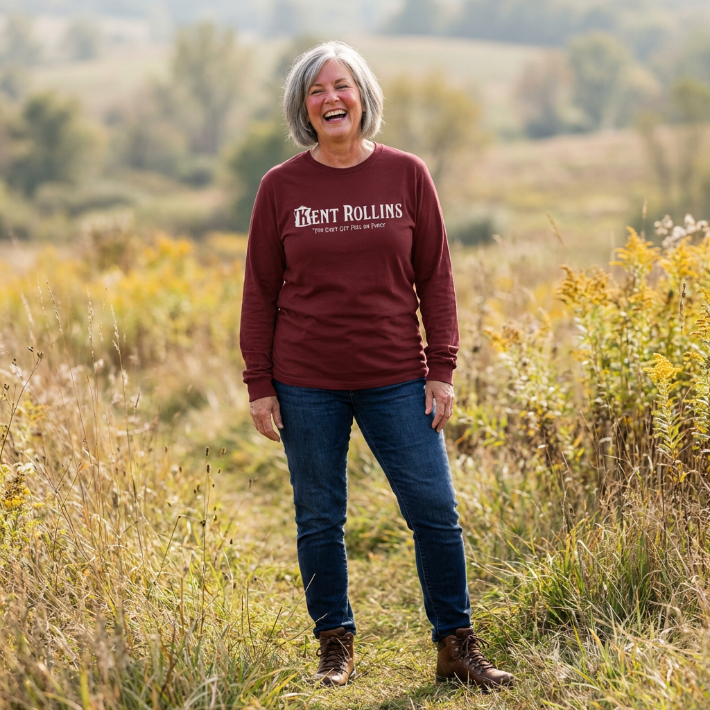 Kent Rollins Logo Long Sleeved Super Soft Tee