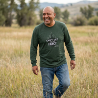 Can't Get Full on Fancy - Cast Iron Skillet Long Sleeved T-Shirt