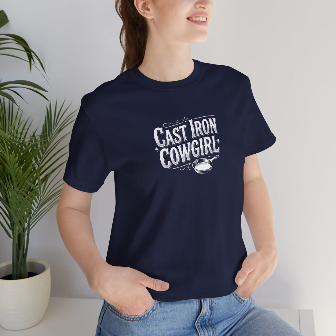 Cast Iron Cowgirl T-Shirt — Adult Unisex Classic Fit