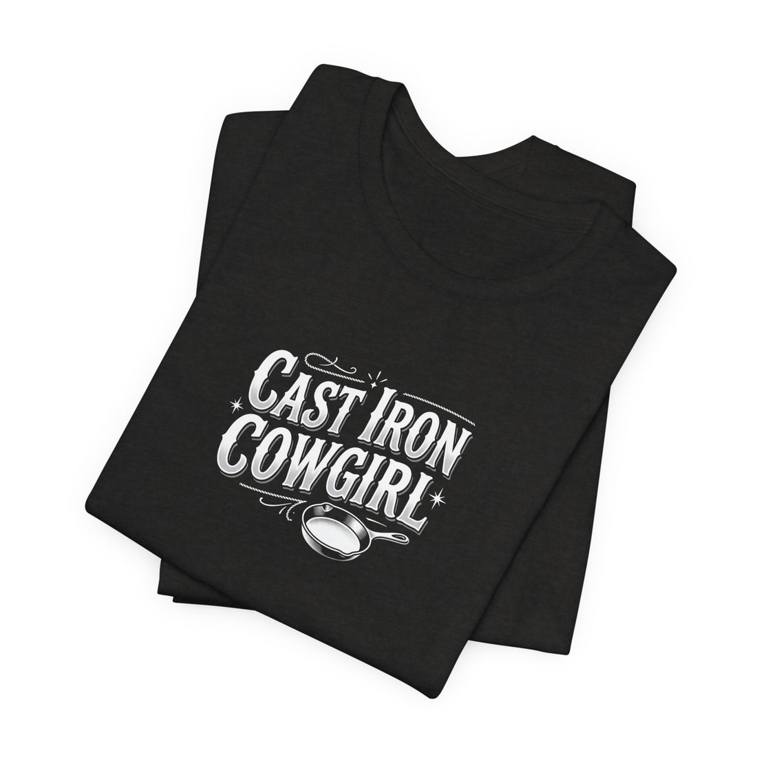 Cast Iron Cowgirl T-Shirt — Adult Unisex Classic Fit