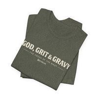 God, Grit & Gravy Tee