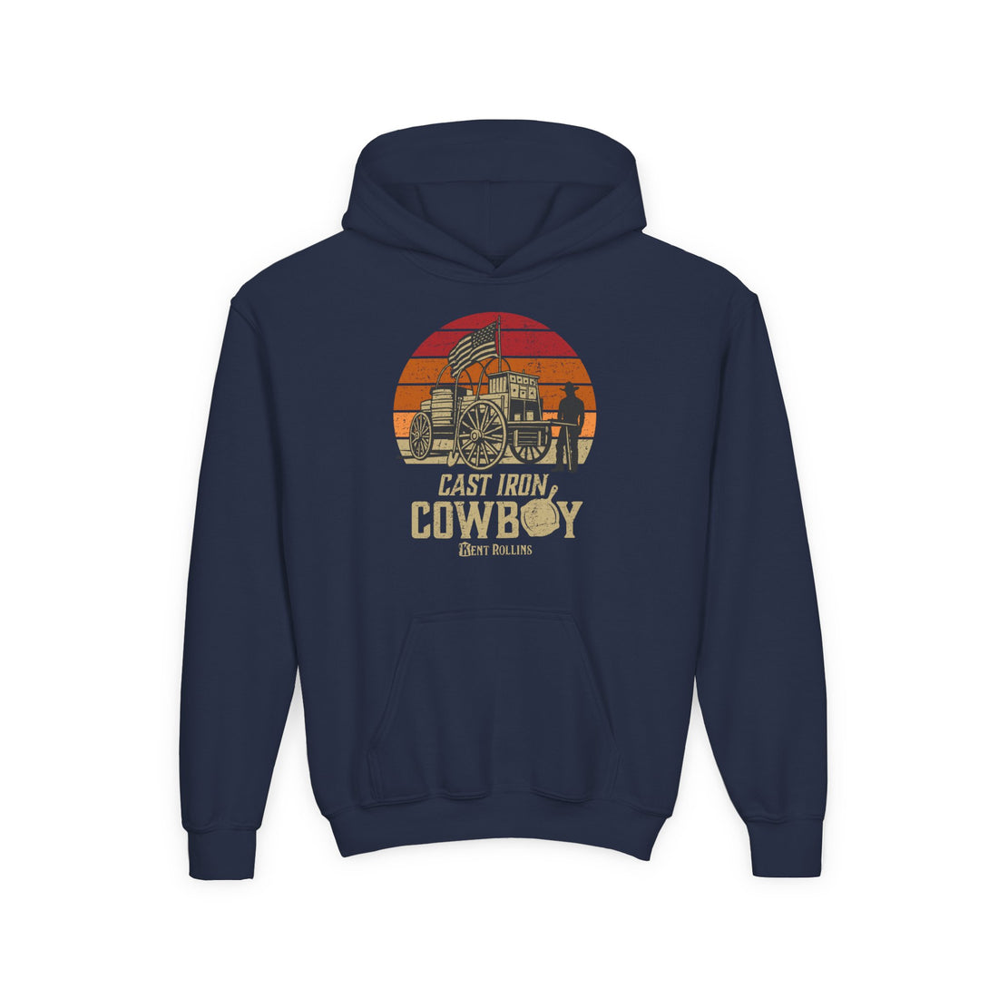Cast Iron Cowboy Kids Hoodie