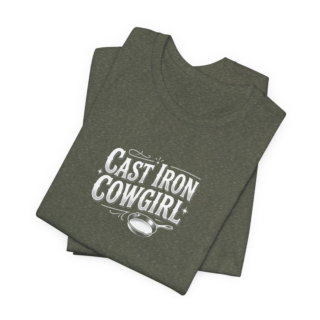 Cast Iron Cowgirl T-Shirt — Adult Unisex Classic Fit
