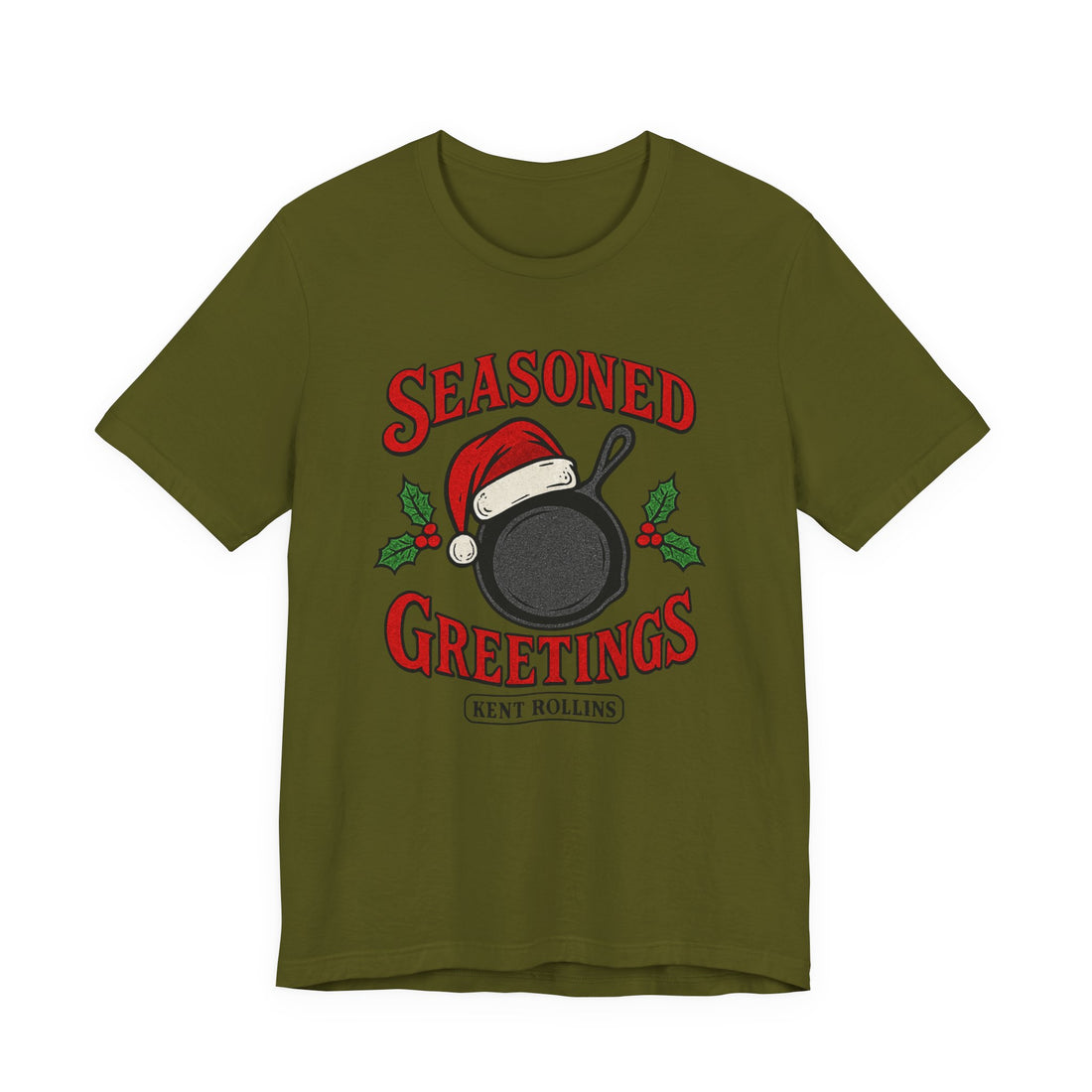 Seasoned Greetings Cast Iron Christmas Tee