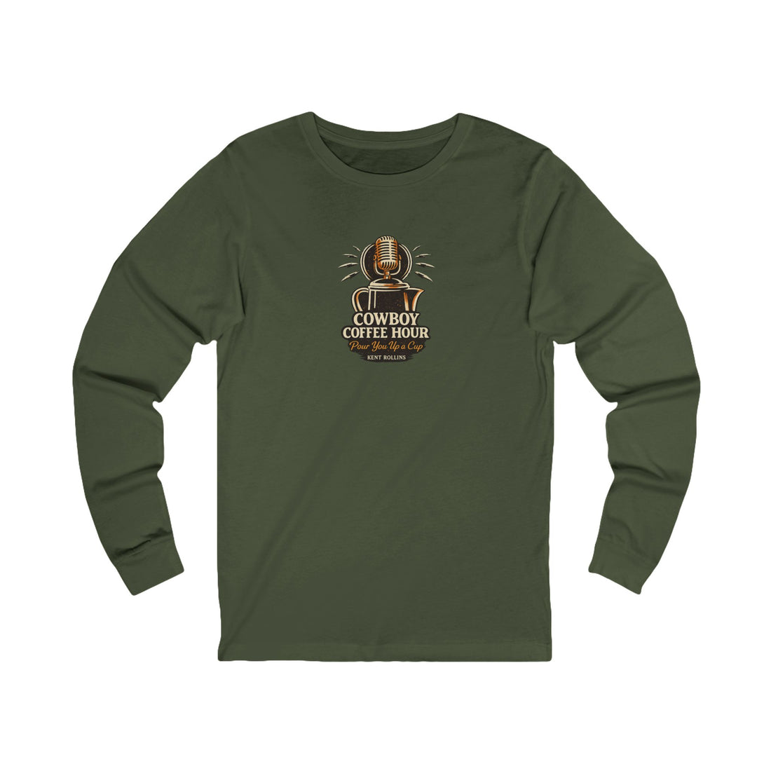Cowboy Coffee Hour: The Podcast Long Sleeved Tee