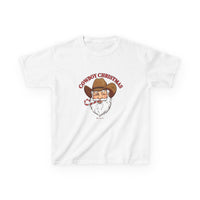 Cowboy Christmas' Santa - Youth Tee; Kids Sizes
