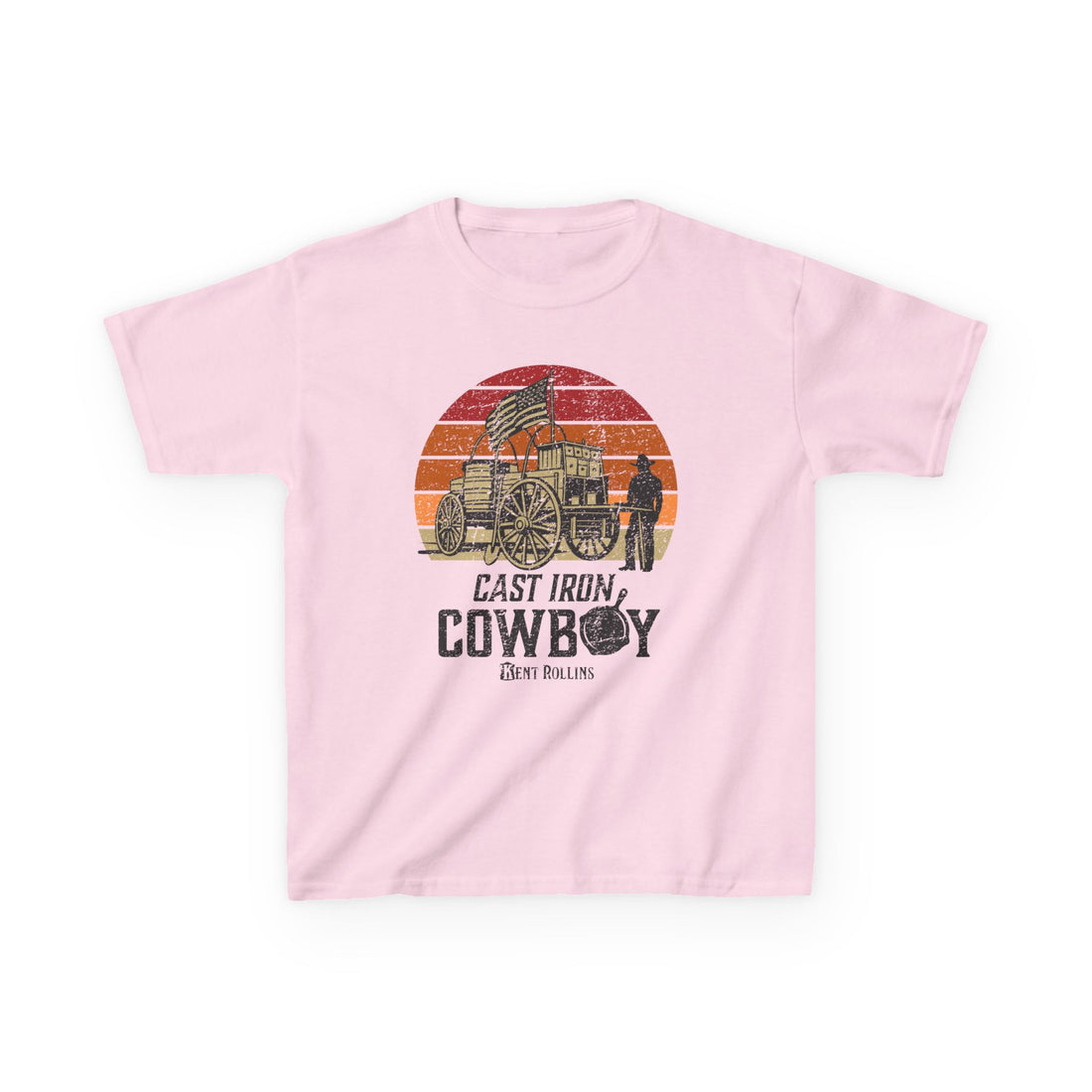Cast Iron Cowboy Kids Heavy Cotton Tee