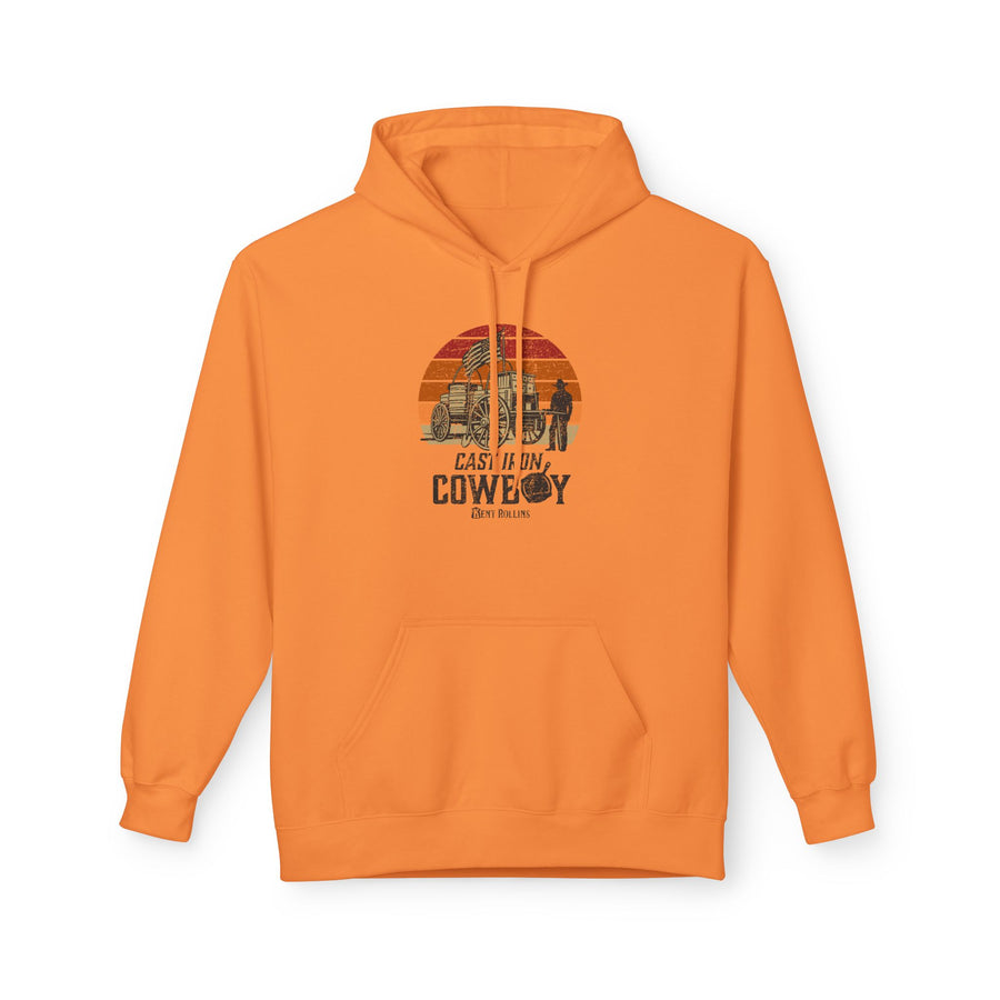 Cast Iron Cowboy - Kent Rollins' Adult Unisex Hoodie w/Front Pockets