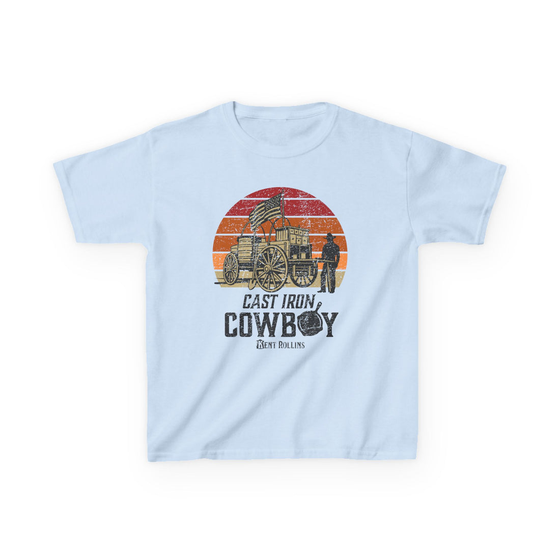 Cast Iron Cowboy Kids Heavy Cotton Tee