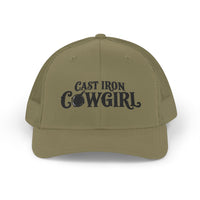 Cast Iron Cowgirl Snapback Trucker Cap