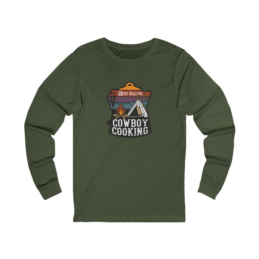Cowboy Cooking Coffee Pot Long Sleeve Tee