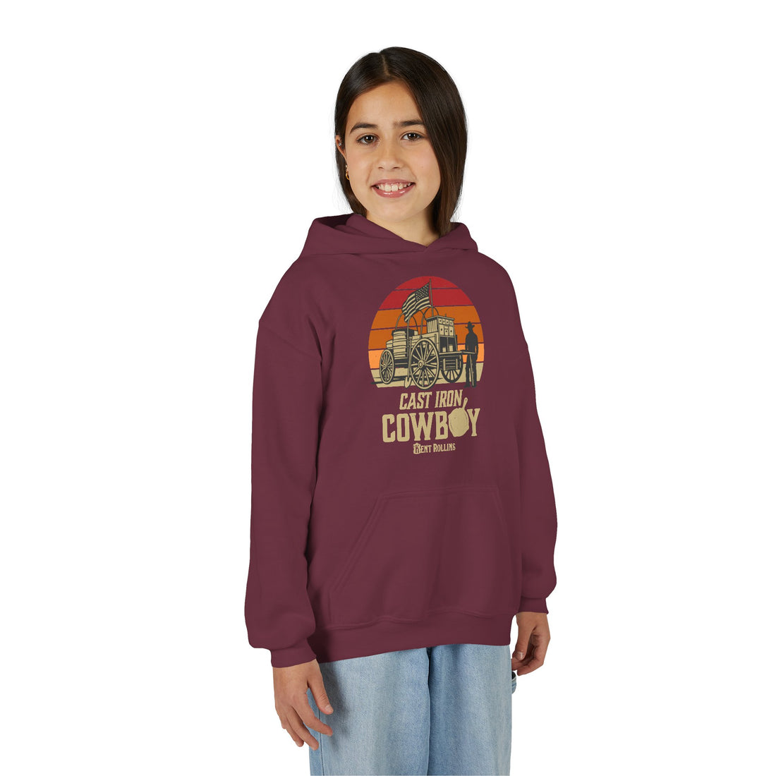 Cast Iron Cowboy Kids Hoodie