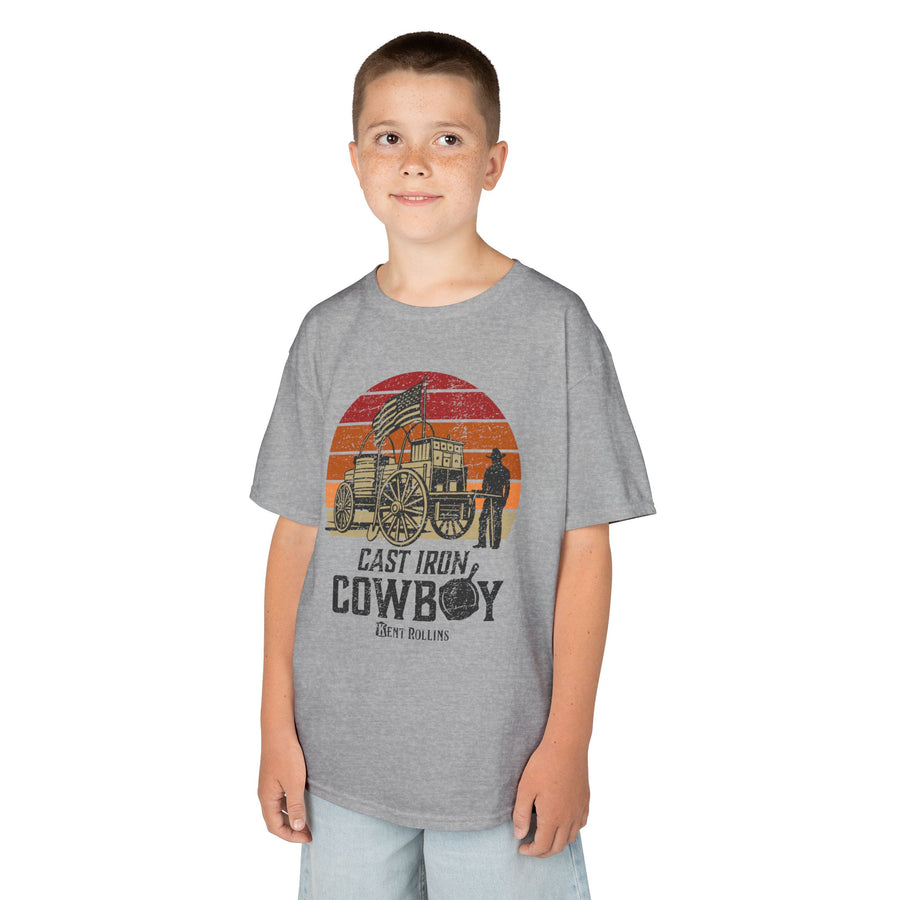 Cast Iron Cowboy Kids Heavy Cotton Tee