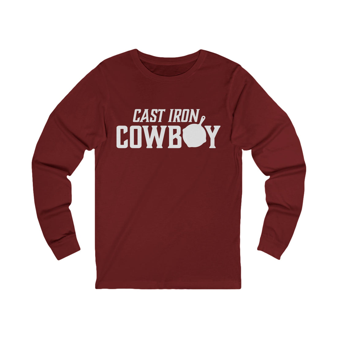 Cast Iron Cowboy Logo Long Sleeved Tee