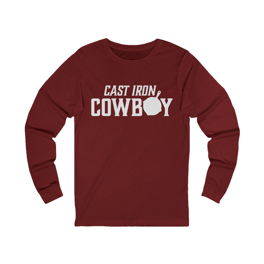 Cast Iron Cowboy Logo Long Sleeved Tee