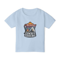 Cute Cowboy Cooking Toddler T-shirt