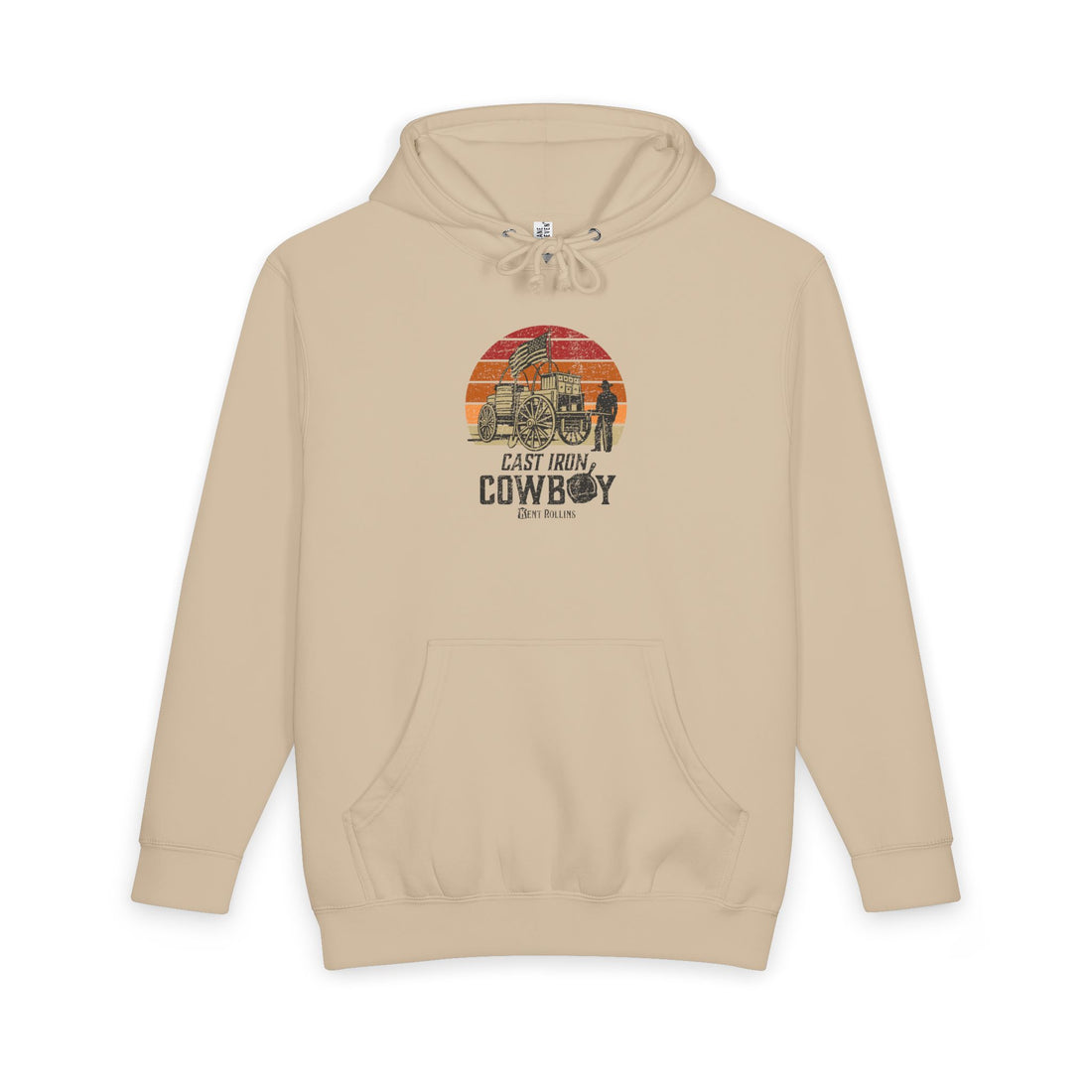 Cast Iron Cowboy -  Adult Heavyweight Hoodie