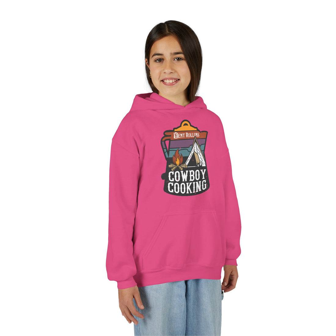 Youth Cowboy Cooking Hooded Sweatshirt