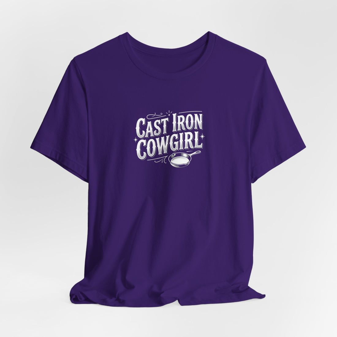 Cast Iron Cowgirl T-Shirt — Adult Unisex Classic Fit