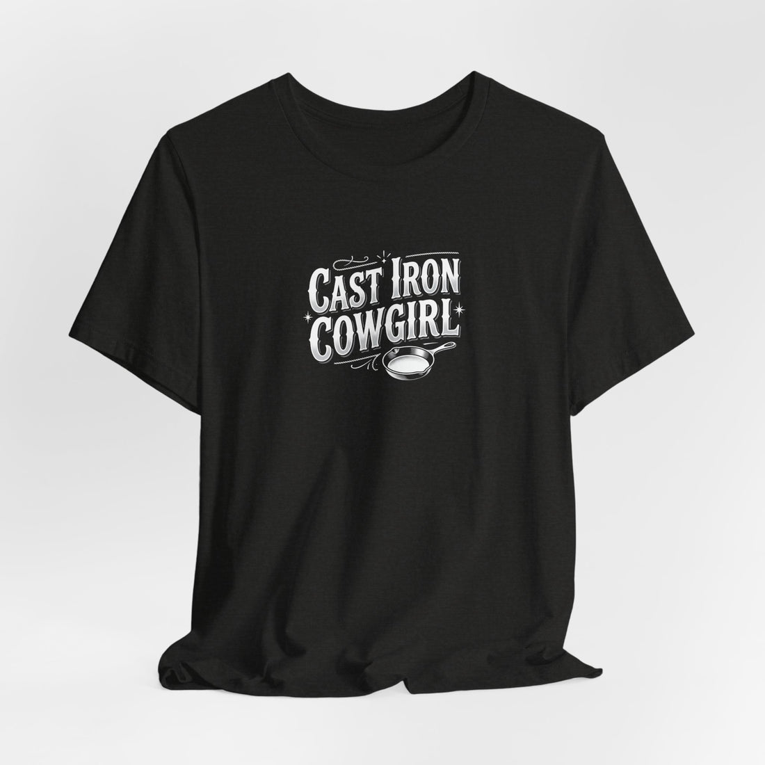 Cast Iron Cowgirl T-Shirt — Adult Unisex Classic Fit