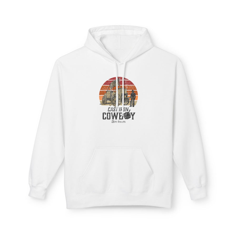 Cast Iron Cowboy - Kent Rollins' Adult Unisex Hoodie w/Front Pockets